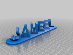 jameel personalizado 3d print model - Mito3D