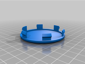 toyota solara wheel cap wheelcap 3d print model - Mito3D