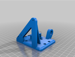 customized anet a8 e3d v6 carriage bowden mount 3d print model - Mito3D