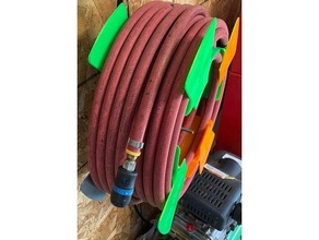 air hose spool holder 3d print model - Mito3D