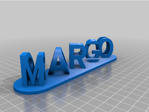 margo Robin personalizado 3d print model - Mito3D