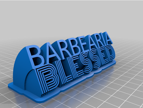 blessed customized 3d print model - Mito3D