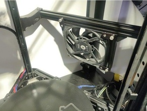 anycubic ultrabase Kossel delta bancada ventilador 2020 3d print model - Mito3D