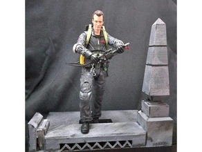 ghostbusters diorama action figure 3d print model - Mito3D