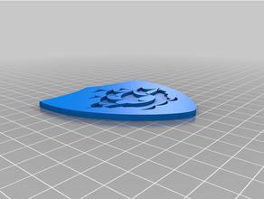 blue peter based badge 3d pla ship 3d print model - Mito3D