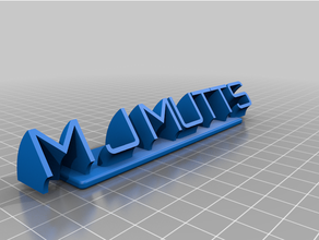 personalizado varrendo vira latas 3d print model - Mito3D