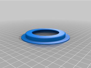 papier carton bobine centre élargi filament monter 3d print model - Mito3D