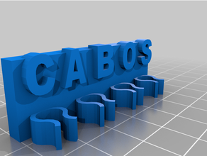 cable apoyo 3d print model - Mito3D