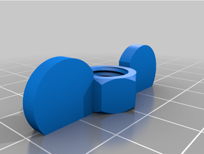 personalizado nuez tornillo lavadora roscado varilla openscad biblioteca 3d print model - Mito3D