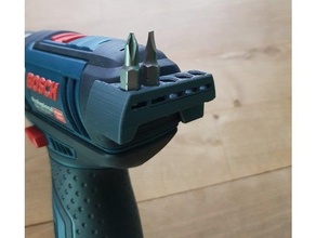 bit-holder cordless screwdriver bosch bit drill holder 3d print model - Mito3D