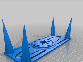 imperial ship stand 3d print model - Mito3D