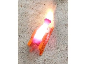 petardo cañón 4th julio frio galleta explotar explosivo cuarto divertido funcional lanzacohetes disparar disparo 3d print model - Mito3D