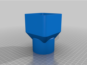 quadrado cabeça personalizado 3d print model - Mito3D