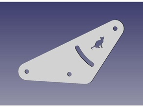 sim plate forme tripler moniteur Ajustable angle bras supports fente extrusion 3d print model - Mito3D