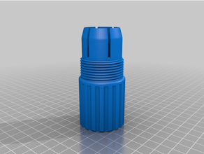 pool pole length adjuster fitting 3d print model - Mito3D