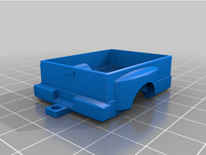 1 64 dually truck bed 3d print model - Mito3D