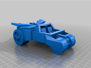 batmobile tumbler 3d print model - Mito3D