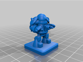 robot miniatura 3d print model - Mito3D