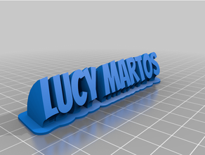 lucy personalizzato 3d print model - Mito3D