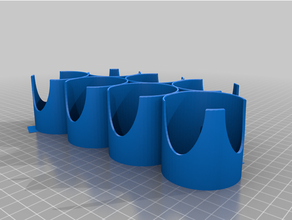 silicio calafatear tubo soporte 3d print model - Mito3D