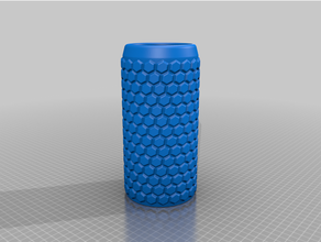 glacette beer bottle cold container insulation 3d print model - Mito3D