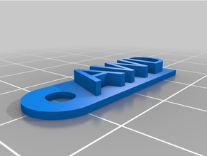 personalizado Castum etiqueta 3d print model - Mito3D