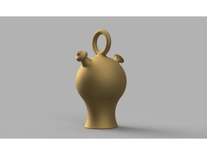 senorita v2 3dprintable argile cramique clay demoiselle eau poterie pottery 3d print model - Mito3D