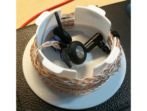 fones ouvido suporte magnético lata caso bainha 3d print model - Mito3D