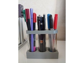 glass pencil holder pencilholder case 3d print model - Mito3D