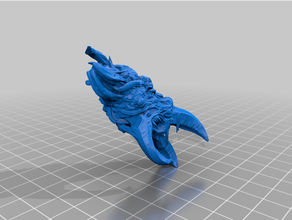 dipsiz pençe Uçurum iblis dnd minyatür Zindanlar ejderhalar fantezi minyatürler canavar 3d print model - Mito3D