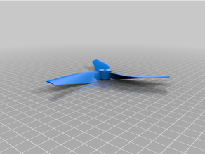 fan propeller customized 3d print model - Mito3D