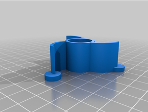 coruja filamento carretel adaptador personalizado 3d print model - Mito3D