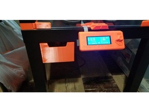 carencia cajón externo monitor accesorio Añadir recinto mueble ikea lcd prusa 3d print model - Mito3D
