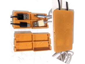USB cavo testa scatola 3d print model - Mito3D