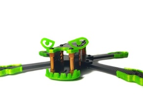 pare chocs yeux supérieur frontal hélium dédrones drone 3d print model - Mito3D