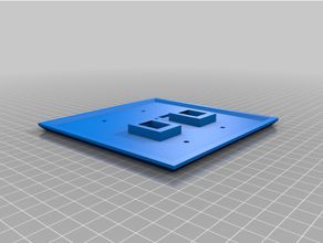 wall plate cover desk customized 3d print model - Mito3D
