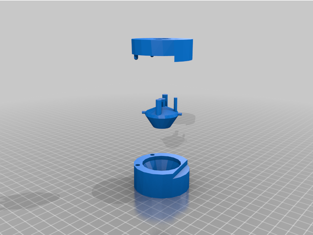 silicio molde diamante hotend 2 1 3D print model - Mito3D