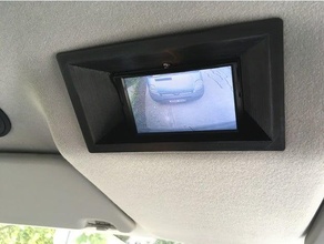 car rear camera display frame dash cam 3d print model - Mito3D