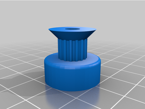 16 teeth 5mm g2 pulley customized 3d print model - Mito3D
