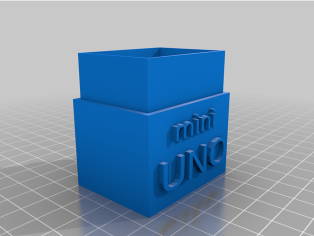 mini uno caixa cartão armazenamento 3D print model - Mito3D