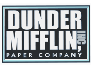 dunder Mifflin logo hd Ofis ofis 3d print model - Mito3D