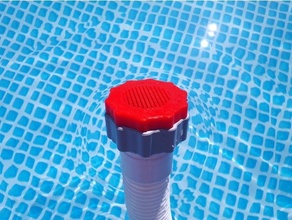 intex piscina filtro tubo flessibile attaccamento 3d print model - Mito3D