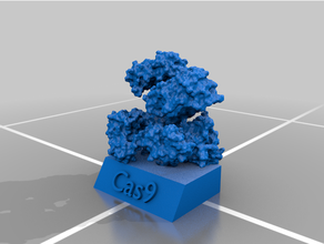 cas9 labeled stand 3d print model - Mito3D