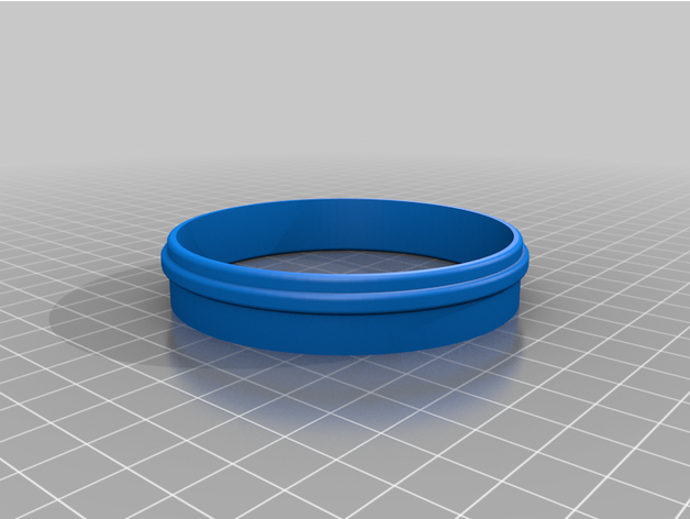k amp n 3 pollice tubo adattatore 3D print model - Mito3D