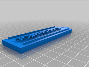 tom farkas personalizado 3d print model - Mito3D