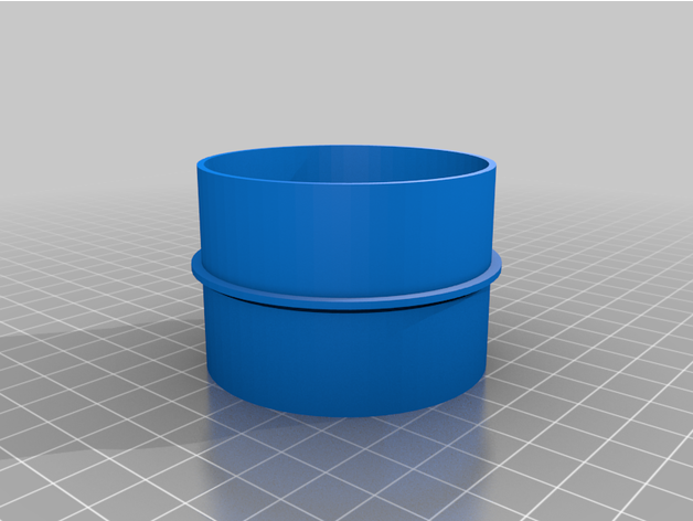 shop vac adpater customized 3D print model - Mito3D