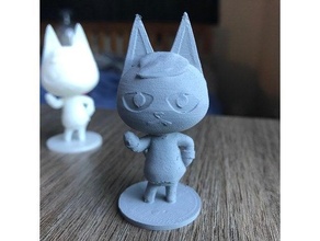 raymond animale attraversamento versione 2 gatto figura nintendo giocattolo 3d print model - Mito3D