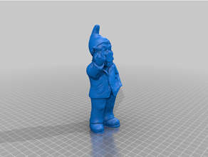 rude covid gnome remix 3d print model - Mito3D