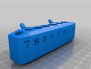 pen drill bits 3d print model - Mito3D