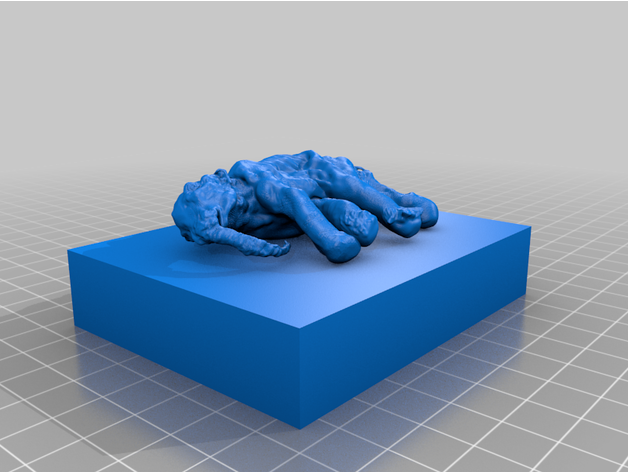 dima Mammut Pleistozän wollig 3D print model - Mito3D
